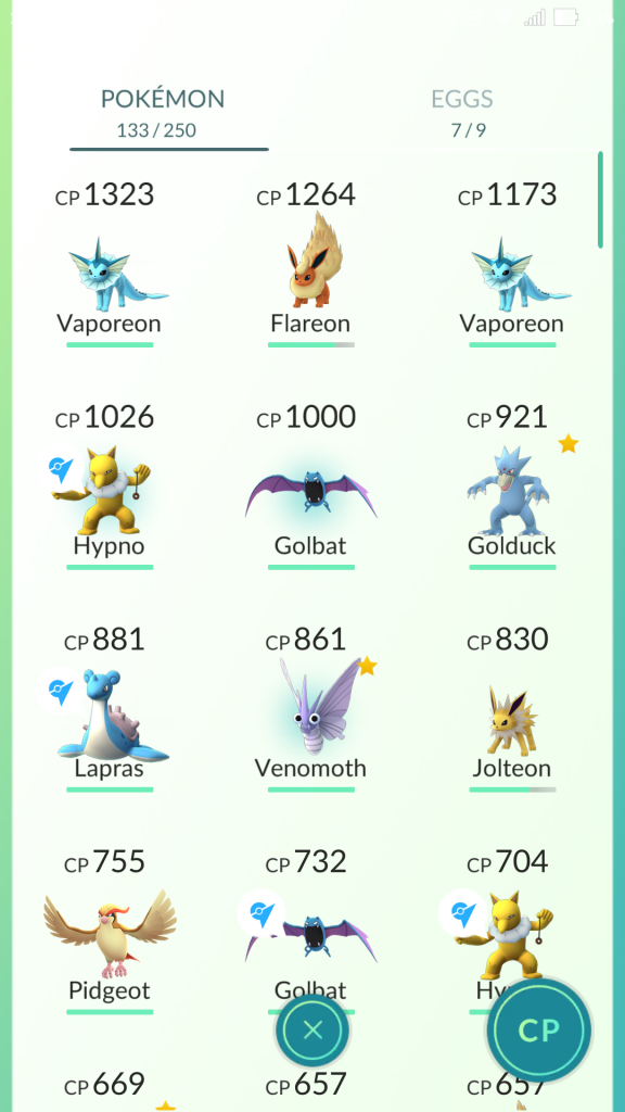 Pokemon Go What Is Cp Value